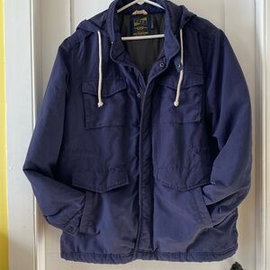 C.P.O. Navy Men's Hooded Utility Jacket